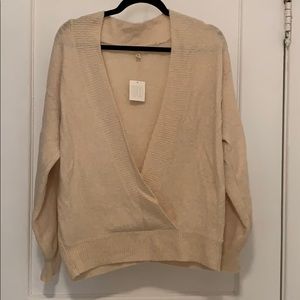 Cross front oversized sweater